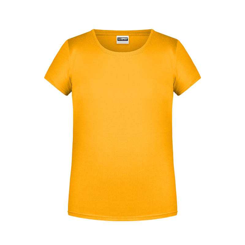 Dievčenské tričko(JN Girls Basic-T) > žltá (gold) > XS