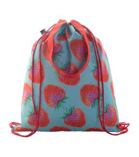 | Taška na šnúrku na zákazku > červená / biela