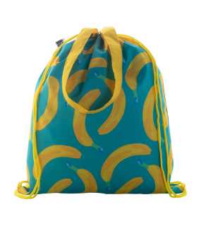 | Taška na šnúrku na zákazku > žltá / biela