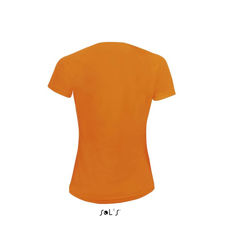 Dámske tričko (SOLS SPORTY WOMEN RAGLAN-SLEEVED T-SHIRT) > oranžová (neon) > 2XL