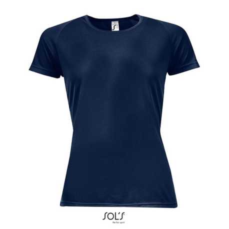 Dámske tričko (SOLS SPORTY WOMEN RAGLAN-SLEEVED T-SHIRT) > modrá (frenchnavy) > 2XL