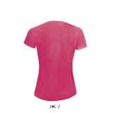 Dámske tričko (SOLS SPORTY WOMEN RAGLAN-SLEEVED T-SHIRT) > ružová (neon coral) > L