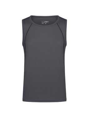 Pánske tielko(JN Mens Sports Tanktop) > šedá (titan) / čierna > M