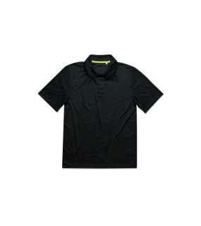 Pánska polokošeľa (STEDMAN Active 140 Polo) > čierna (opal) > M