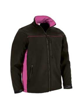 Pánska bunda (THUNDER) > čierna / ružová (magenta) > 2XL