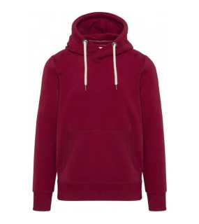 Pánska mikina (KARIBAN HOODED SWEATSHIRT) > červená (vintage dark) > XL