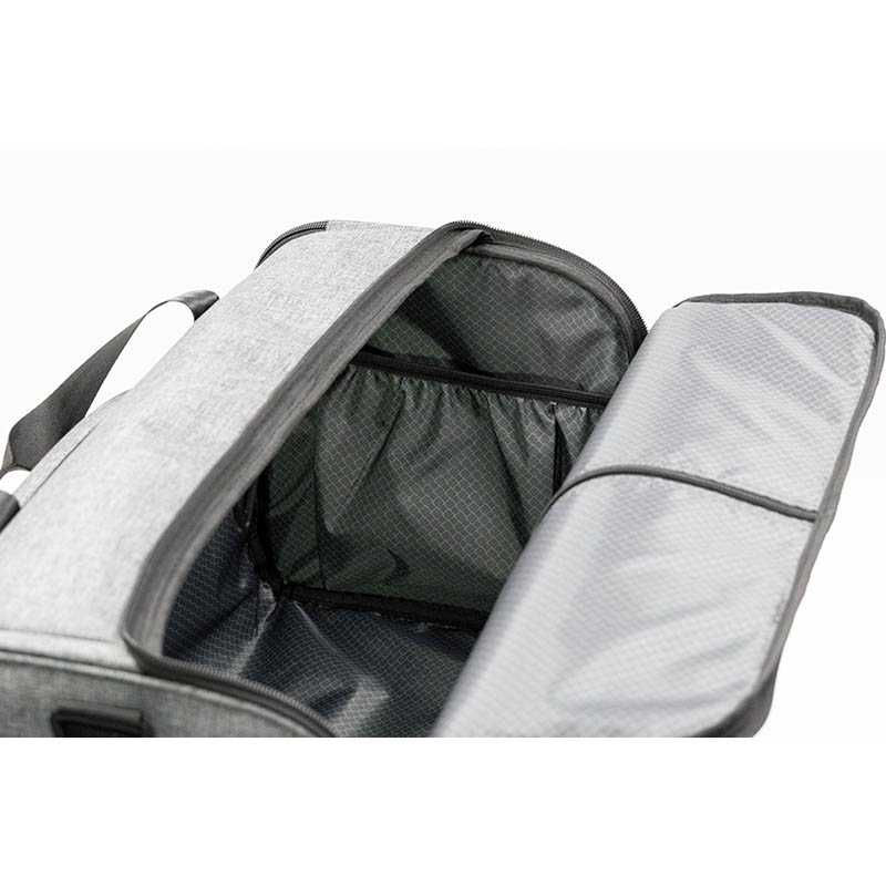 Recyklovaná cestovná taška Voyager > sivá