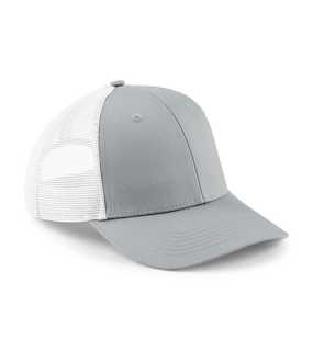 Unisex šiltovka (Beechfield Urbanwear Trucker) > šedá (light) / biela