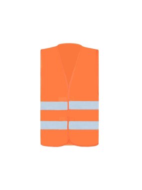 Unisex vesta (Korntex BASIC SAFETY VEST FOR PRINT "KARLSRUHE" - 2 VELCRO) > oranžová > XL