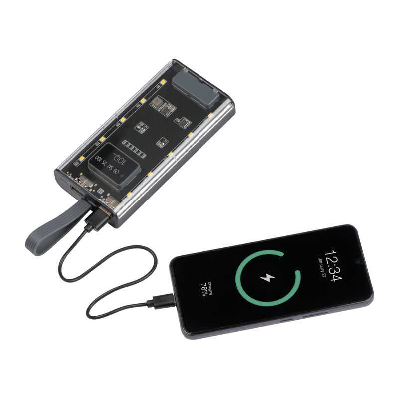 Power bank Darwin 10 000 mAh > transparentná