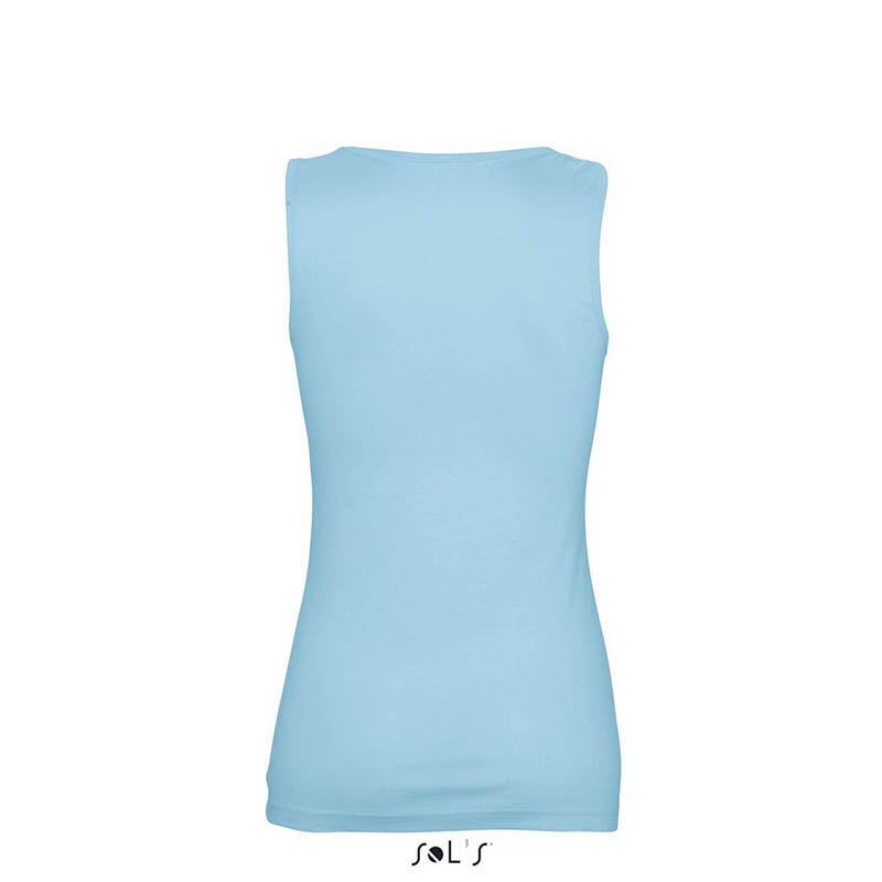 Dámske tielko (SOLS JANE WOMENS TANK TOP) > modrá (atoll) > S