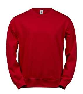 Unisex sveter (Tee Jays Power Sweatshirt) > červená > XS