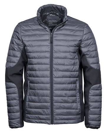 Unisex bunda (Tee Jays Crossover Jacket) > šedá (space) / čierna > M