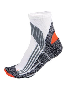 Športové ponožky (PROACT TECHNICAL SPORTS SOCKS) > biela / šedá / oranžová > 39/42