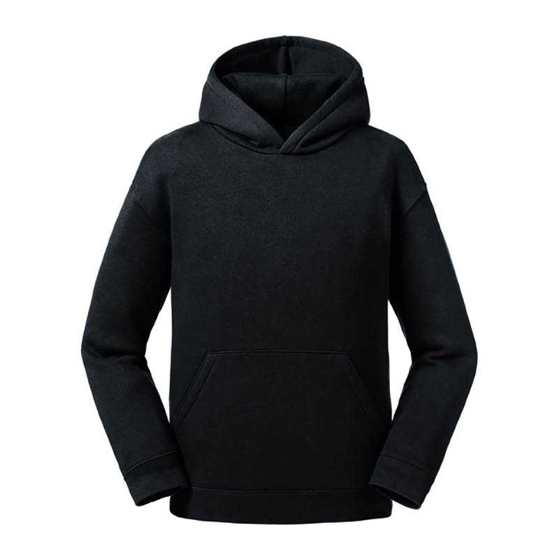 Detská mikina (RUSSELL Kids Authentic Hooded Sweat)>čierna>9/10