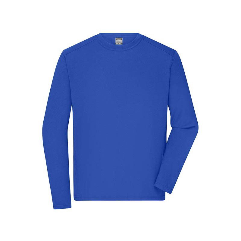 Pánske tričko (JN Mens Workwear-Longsleeve-T)>modrá (royal)>XS