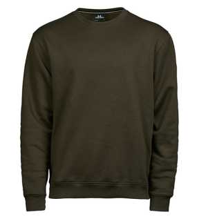 Unisex sveter (Tee Jays Heavy Sweatshirt) > zelená (dark olive) > M