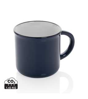 Retro keramický hrnček > modrá (navy)