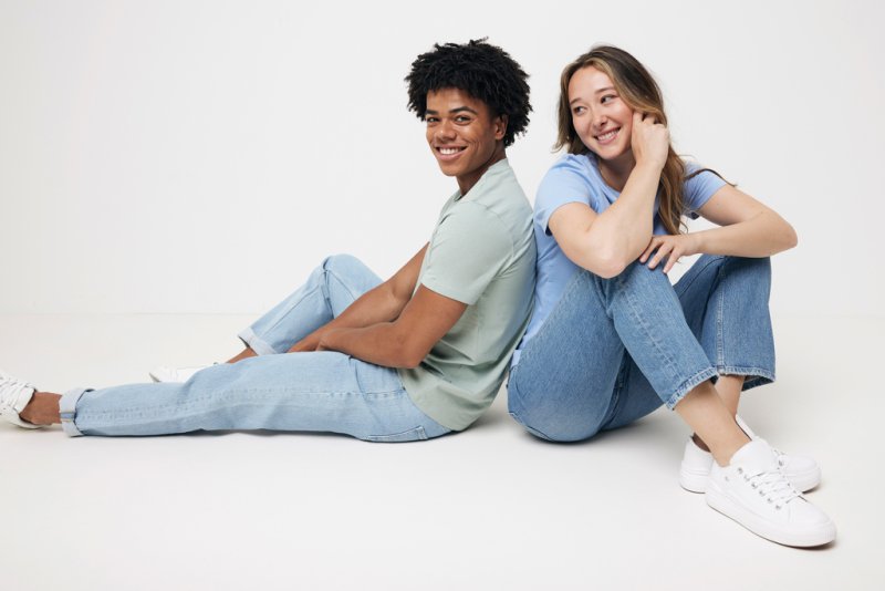 Tričko Iqoniq Bryce z recykl. bavlny > zelená (iceberg) > S