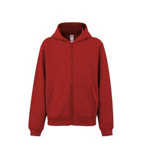 Detská mikina (MUKUA KIDS ZIPPED HOOD SWEATSHIRT) > červená > 1/2