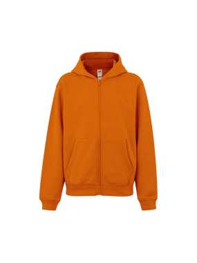 Detská mikina (MUKUA KIDS ZIPPED HOOD SWEATSHIRT) > oranžová > 3/4
