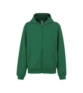 Detská mikina (MUKUA KIDS ZIPPED HOOD SWEATSHIRT) > zelená (kelly) > 3/4