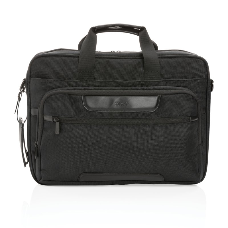 Swiss Peak taška Voyager na 15,6" notebook z rPET > čierna