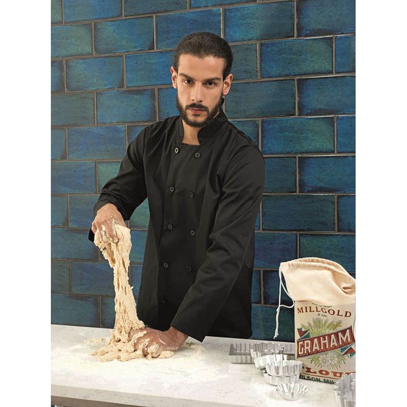 Kuchárska bunda (PREMIER CHEFS JACKET) > čierna > XS
