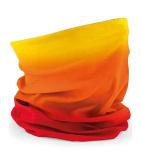 Unisex šatka (Beechfield Morf Ombré) > žltá / červená (sunset reds)