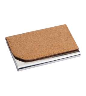Kovový vizitkár s korkovým povrchom > béžová