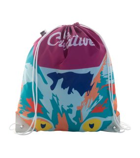 | Taška na šnúrku na zákazku > biela