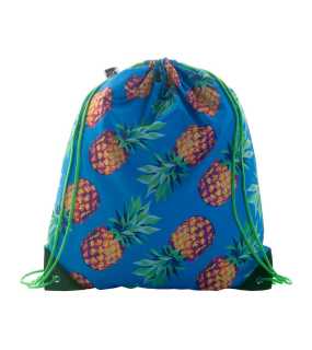 | Taška na šnúrku na zákazku > zelená / biela