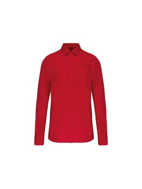 Pánska košeľa (KARIBAN MENS LONG SLEEVE SHIRT) > červená (classic) > 2XL