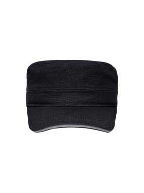 Šiltovka (MB Military Sandwich Cap) > čierna / šedá (dark)