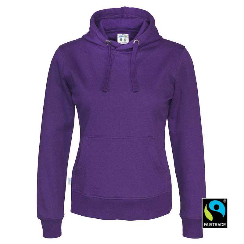 Dámska mikina (COTTOVER HOOD LADY) > fialová > XS