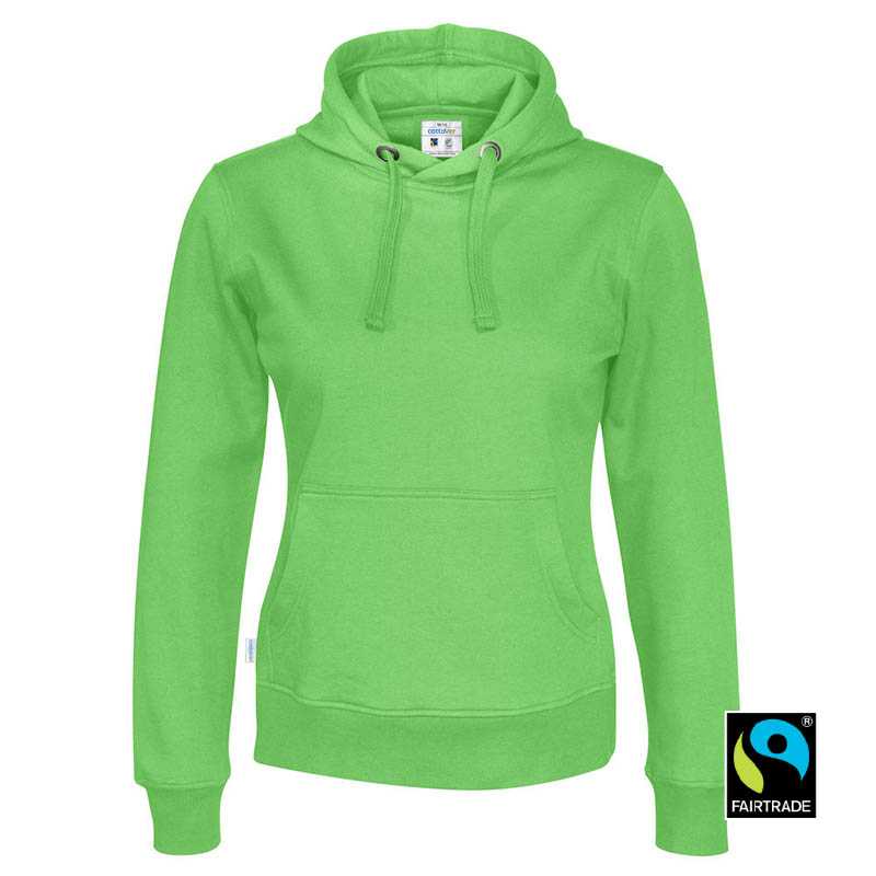 Dámska mikina (COTTOVER HOOD LADY) > zelená > L