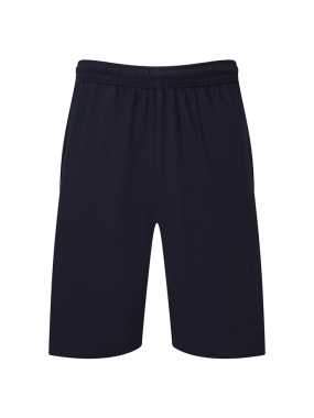 Pánske krátke nohavice (FRUIT OF THE LOOM Iconic 195 Jersey Shorts)>modrá (deep navy)>S