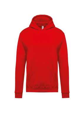 Detská mikina(KARIBAN KIDS’ HOODIE ) > červená > 4/6