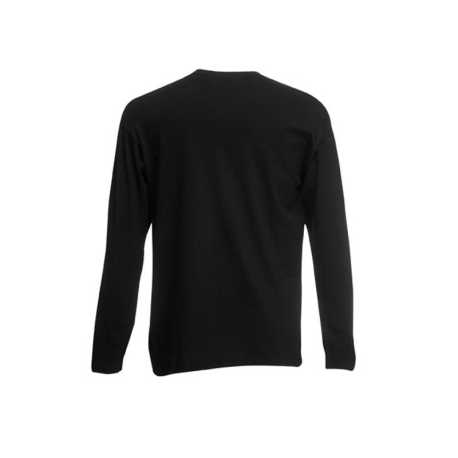 Pánske tričko (FRUIT OF THE LOOM Valueweight Long Sleeve T) > čierna > 2XL