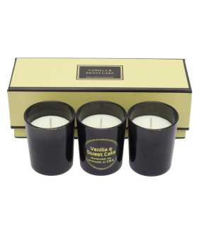 Súprava parfémovaných sviečok > béžová