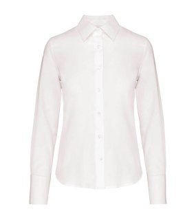 Dámska košela (KARIBAN LADIES LONG SLEEVE SHIRT) > biela > S