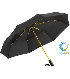 Skladací dáždnik (FARE Oversize mini umbrella AOC Colorline) > čierna / žltá