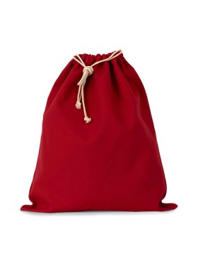 Vrecko so šnúrkami(Kimood COTTON BAG WITH DRAWCORD CLOSURE - LARGE SIZE)>červená(cherry)