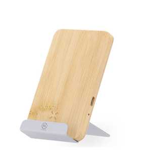 Držiak na mobil s bezdrôtovou nabíjačkou > prírodná