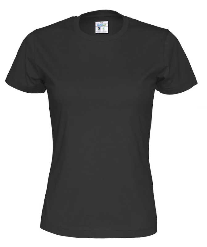 Dámske tričko (COTTOVER T-SHIRT LADY) > čierna > XS