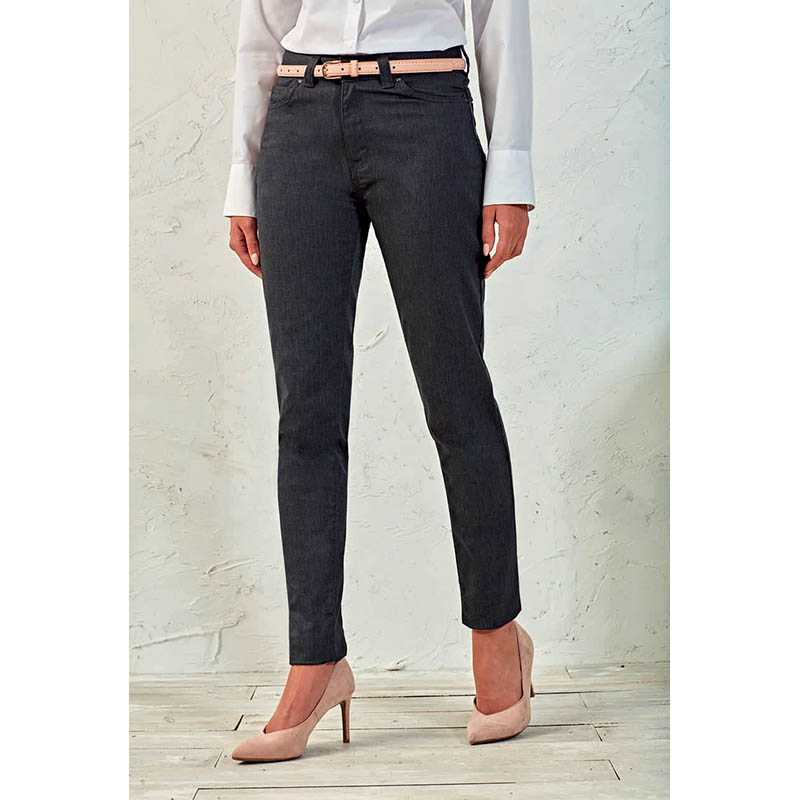Dámske nohavice (Premier LADIES' PERFORMANCE CHINO JEAN) > hnedá (camel) > 5XL