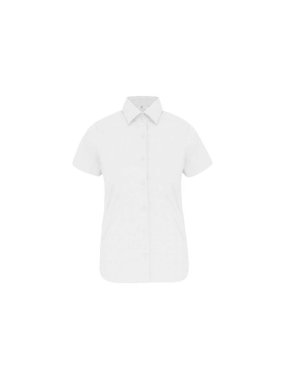 Dámska košeľa (KARIBAN LADIES SHORT SLEEVE SHIRT) > biela > L