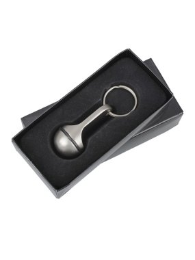 Kovový prívesok na kľúče > strieborná