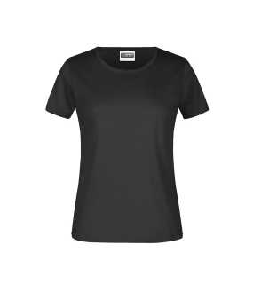 Dámske tričko (JAMES NICHOLSON Basic-T Lady 180) > čierna > L