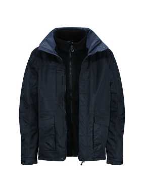 Pánska bunda (REGATTA BENSON III JACKET) > čierna / čierna > S